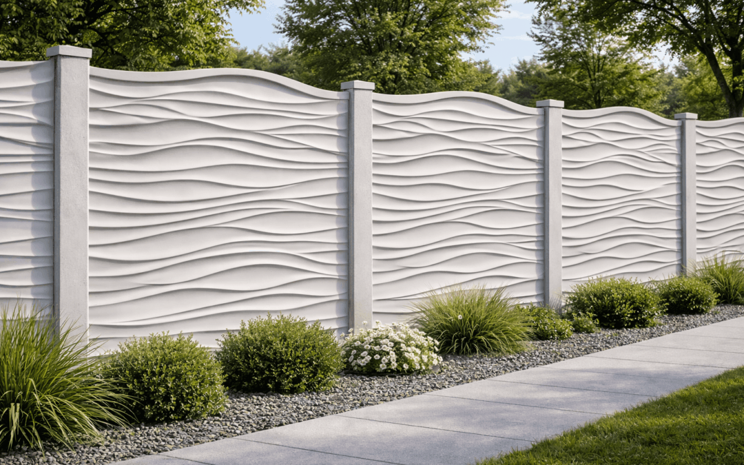 Betonkerítés ötletek – így lesz időtálló és stílusos az otthonod környezete