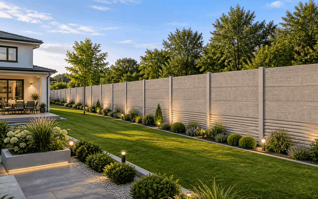 Betonpanel kerítés: tartós és modern megoldás otthonra